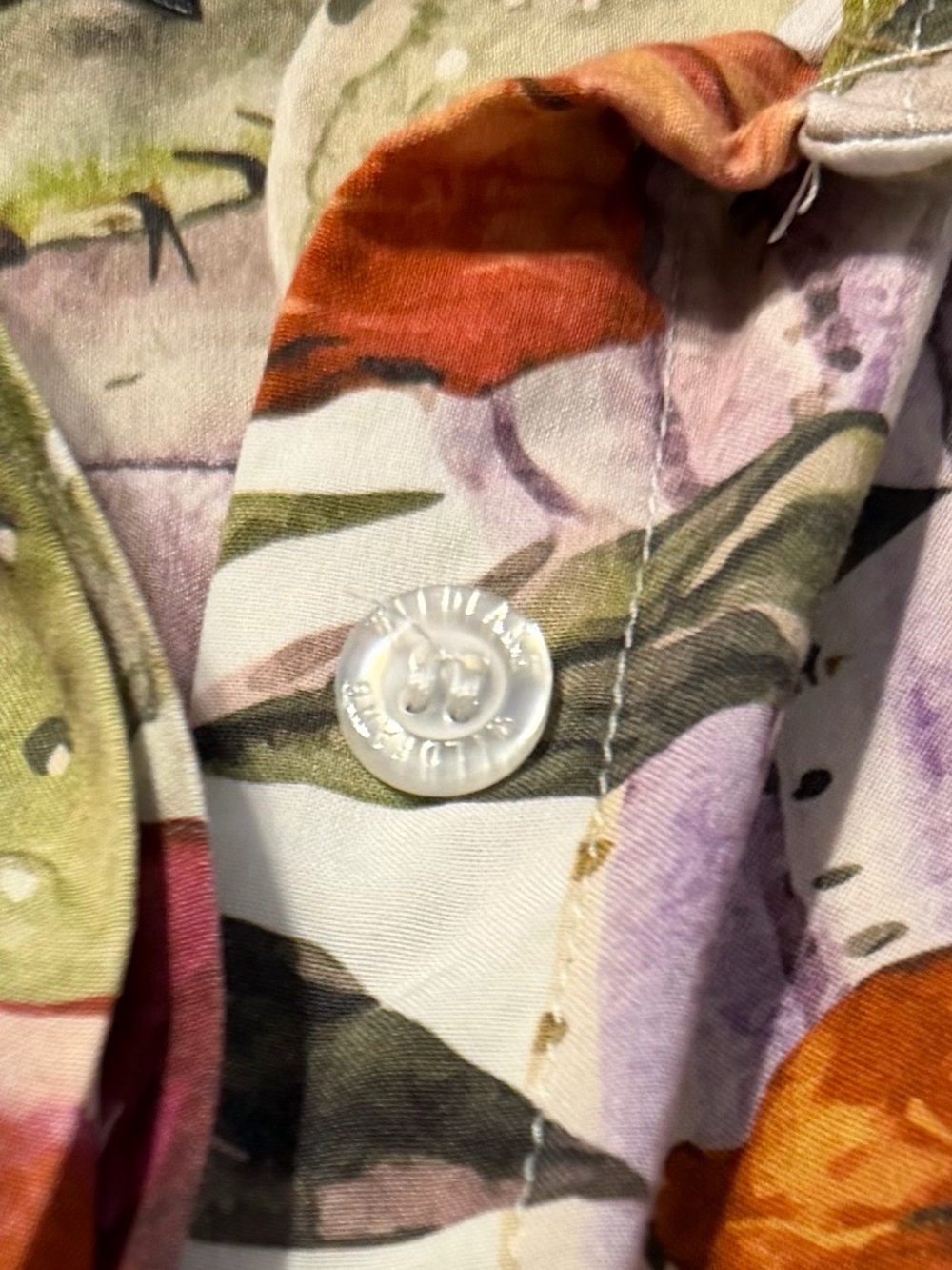 Wildfang Empower Short Sleeve Shirt in Cactus Floral - Picture 10 of 16